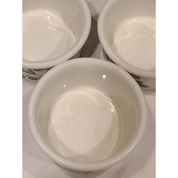 Portmeirion 'Summer STRAWBERRIES' Ramekin/Bowls Stackable Set of 3 England EUC - Picture 7 of 13